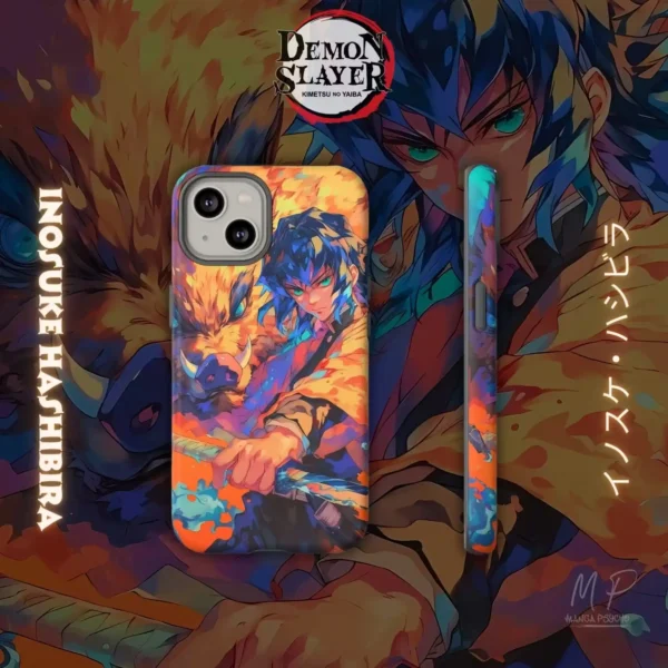 Inosuke Demon Slayer Phone Case Unleash the Beast’s Fierce Protection