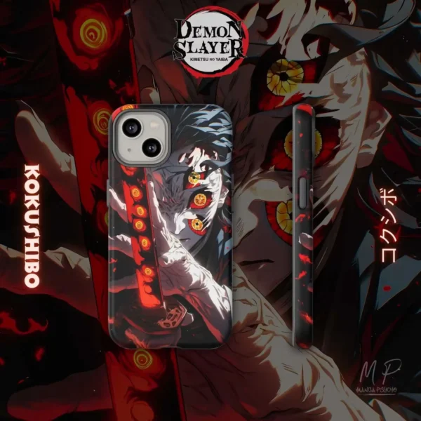 Kokushibo Upper Rank 1 Phone Case Embrace the Power of the Moon