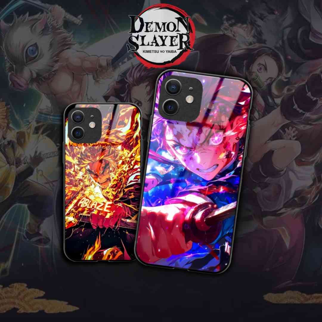 Demon Slayer Glass Phone Case