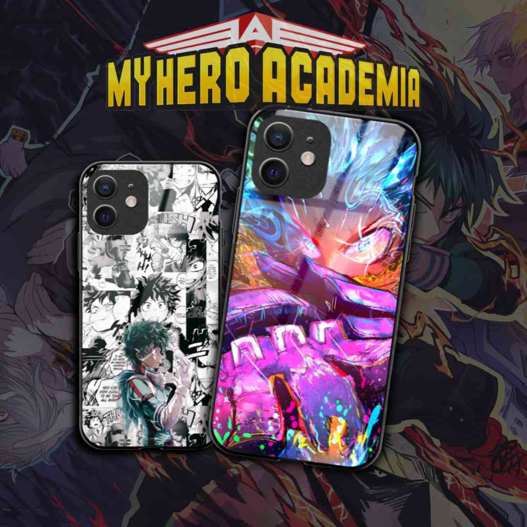 My Hero Academia Glass Phone Cases