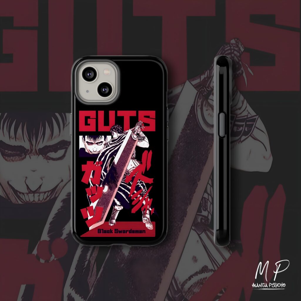 Berserk Guts Glass Phone Case