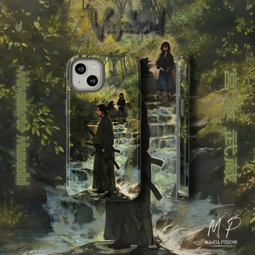 Exclusive Miyamoto Musashi Peaceful Glass Phone Case: Embrace Tranquility and Style!