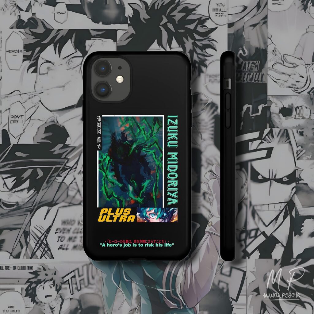 Exclusive Vigilante Deku Glass Phone Case