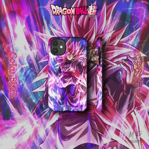 Goku Black SSJ3 Exclusive Glass Phone Case