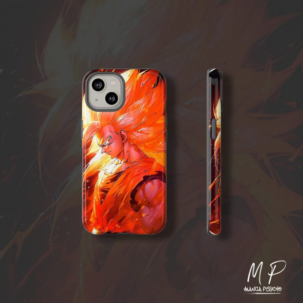 Goku SSJ3 Fashionable Glass Phone Case