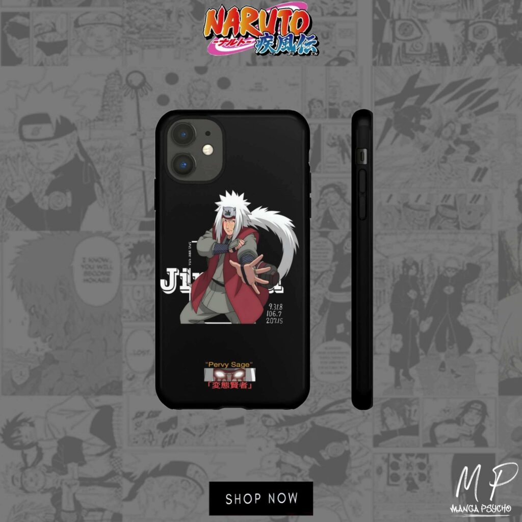 Jiraiya Sage Glass Phone Case
