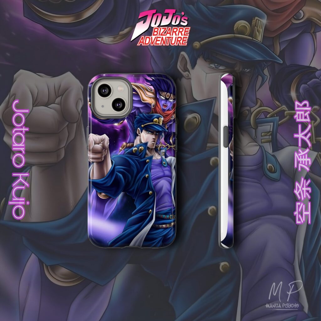Jotaro Kujo Signature Glass Phone Case