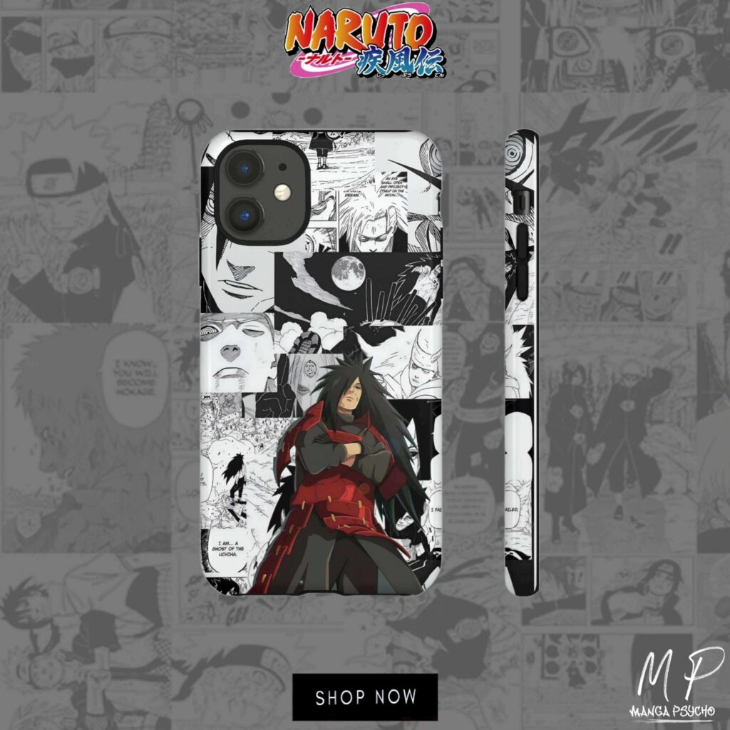 Madara Manga Iconic Glass Phone Case