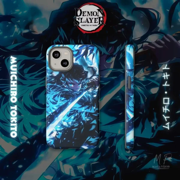 Muichiro Tokito Demon Slayer Glass Phone Case