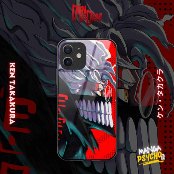 Okarun Turbo Granny Form Glass Phone Case