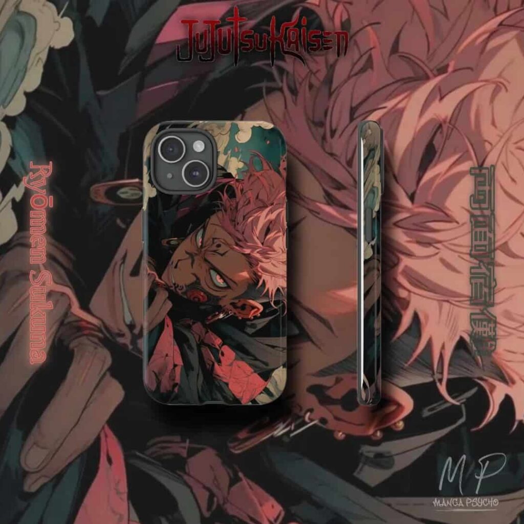 Ryomen Sukuna Dominator Glass Phone Case