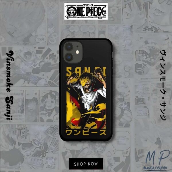 Sanji Emblem Phone Glass Case