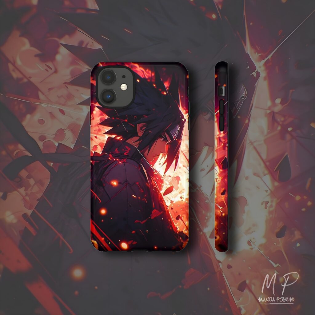 Sasuke Iconic Glass Phone Case