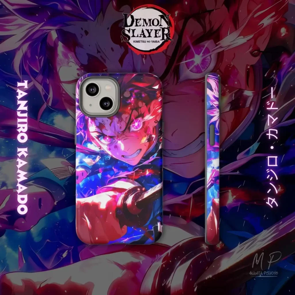Tanjiro Demon Slayer Glass Phone Case