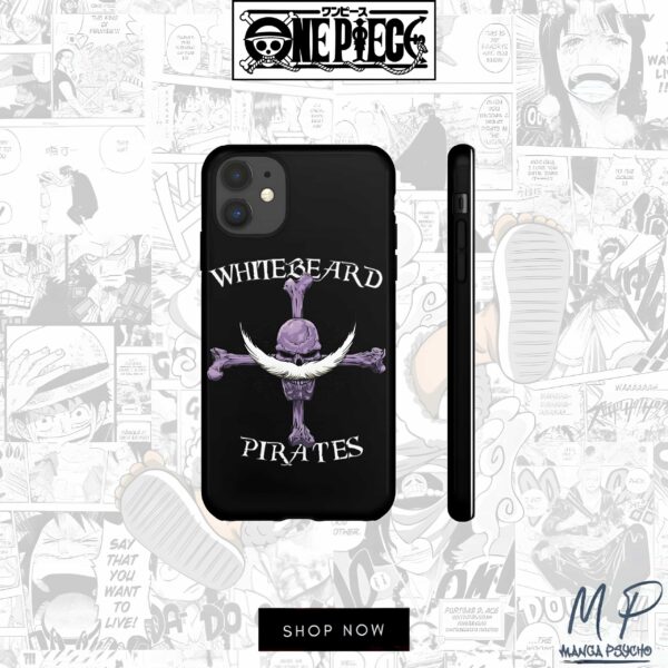 Whitebeard Emblem Glass Phone Case