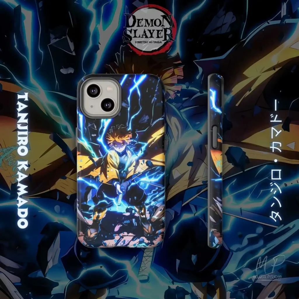 Zenitsu Demon Slayer Glass Phone Case